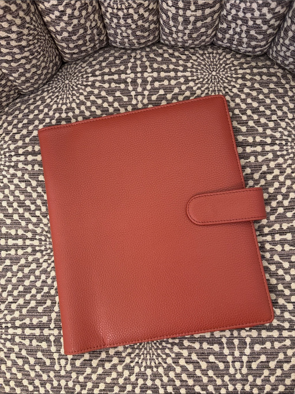 Jane's Agenda JUNIOR Half Letter Discbound Wrap Planner Cover Fall Leaf 2" NEW